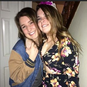 Floral K&K black dress